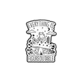 Everything is Figure-outable Frog Enamel Pin