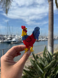 Rooster Hair Claw Clip
