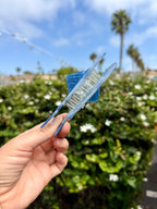 Blue Mackerel Hair Claw Clip