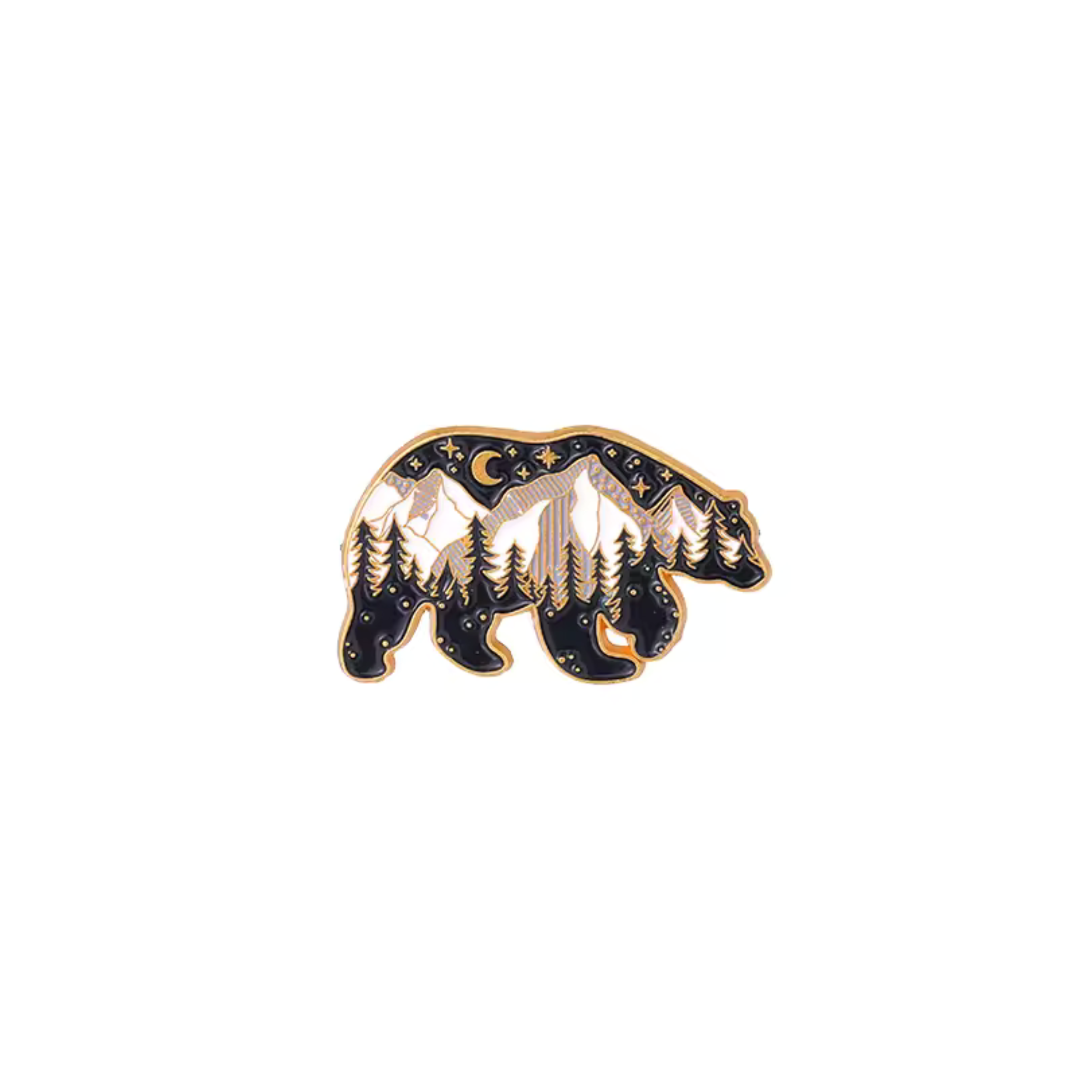 Mountain Bear Enamel Pin