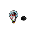 Cats and Mushrooms Lightbulb Enamel Pin
