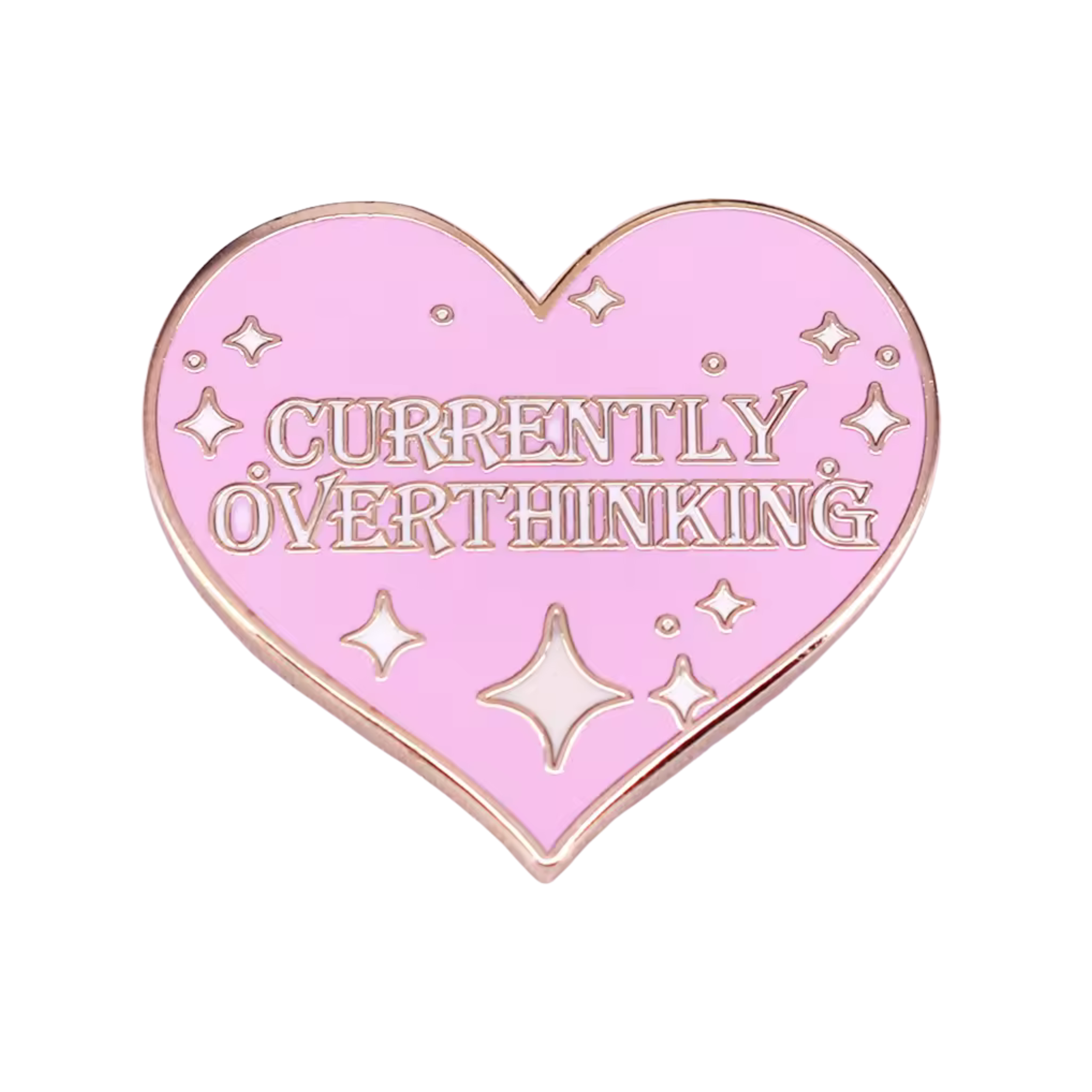 Currently Overthinking Enamel Pin