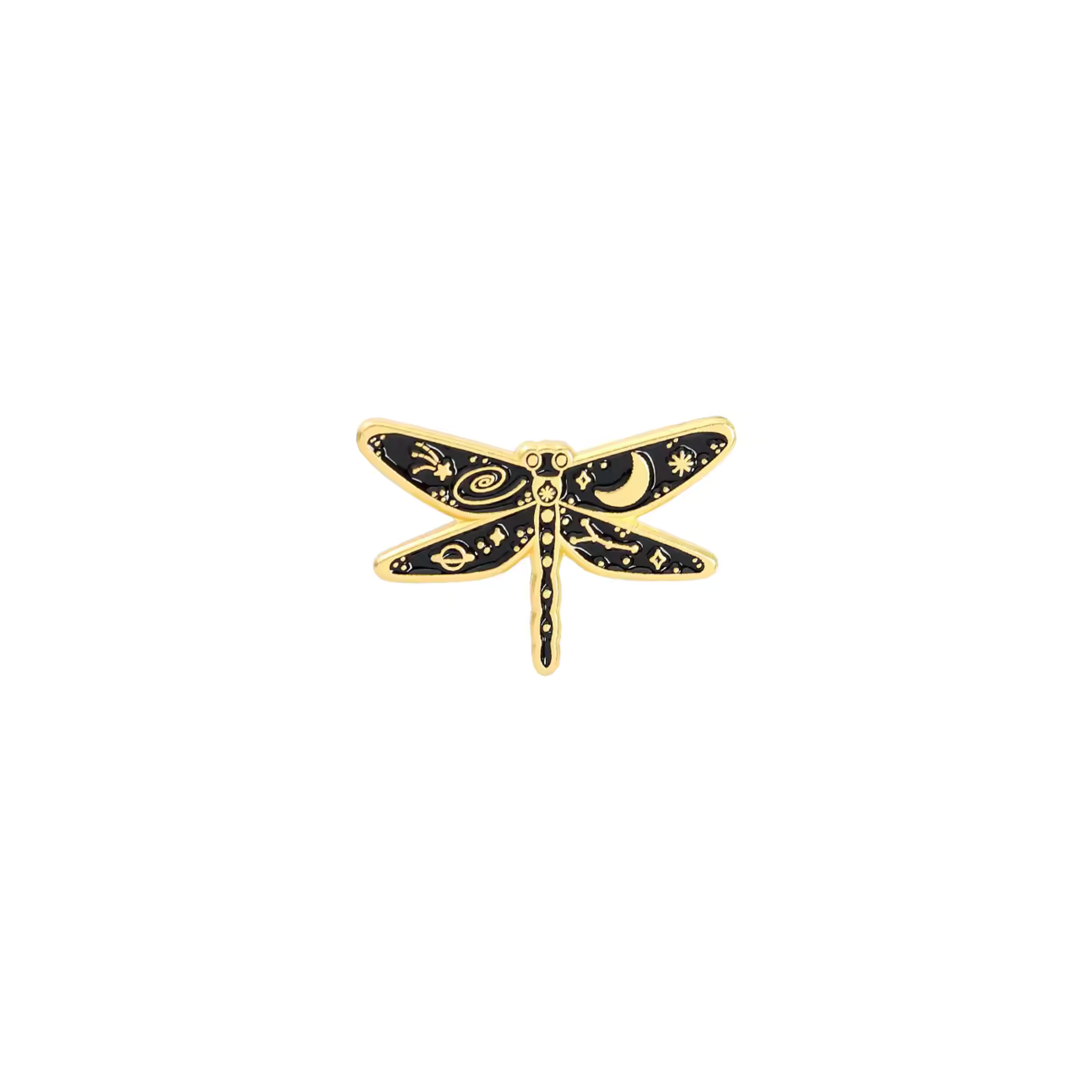 Celestial Dragonfly Enamel Pin