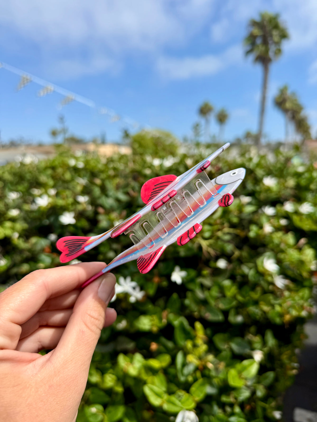 Rainbowfish Hair Claw Clip