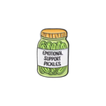 Emotional Support Pickles Enamel Pin