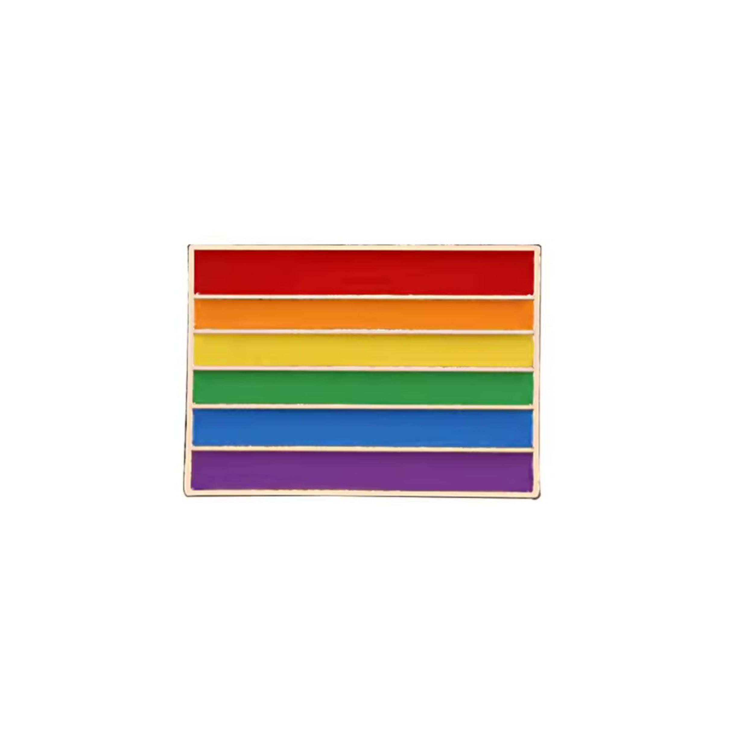 Pride Rainbow Flag Enamel Pin