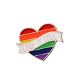 Love is Love Rainbow Heart Enamel Pin