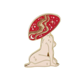 Mystical Mushroom Woman Enamel Pin