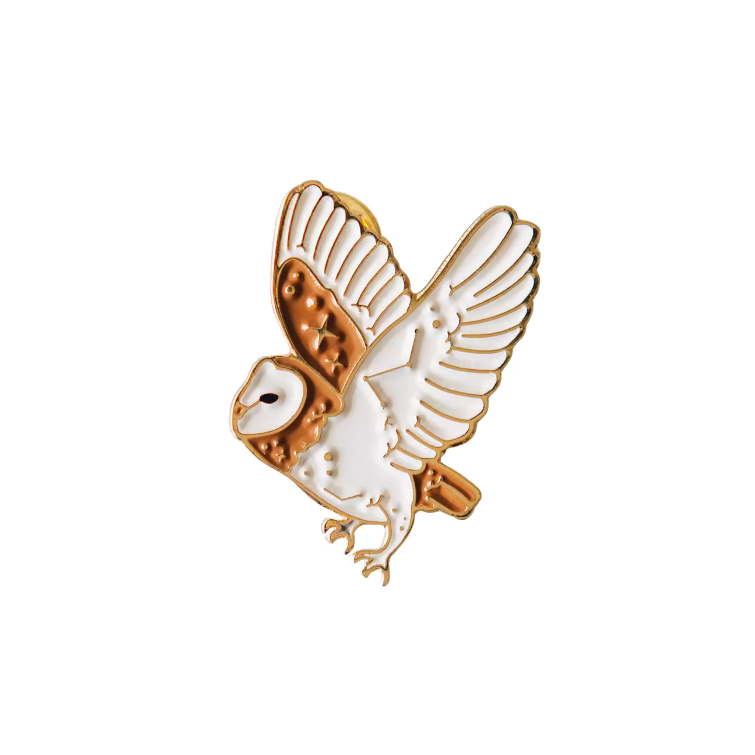 Barn Owl Enamel Pin