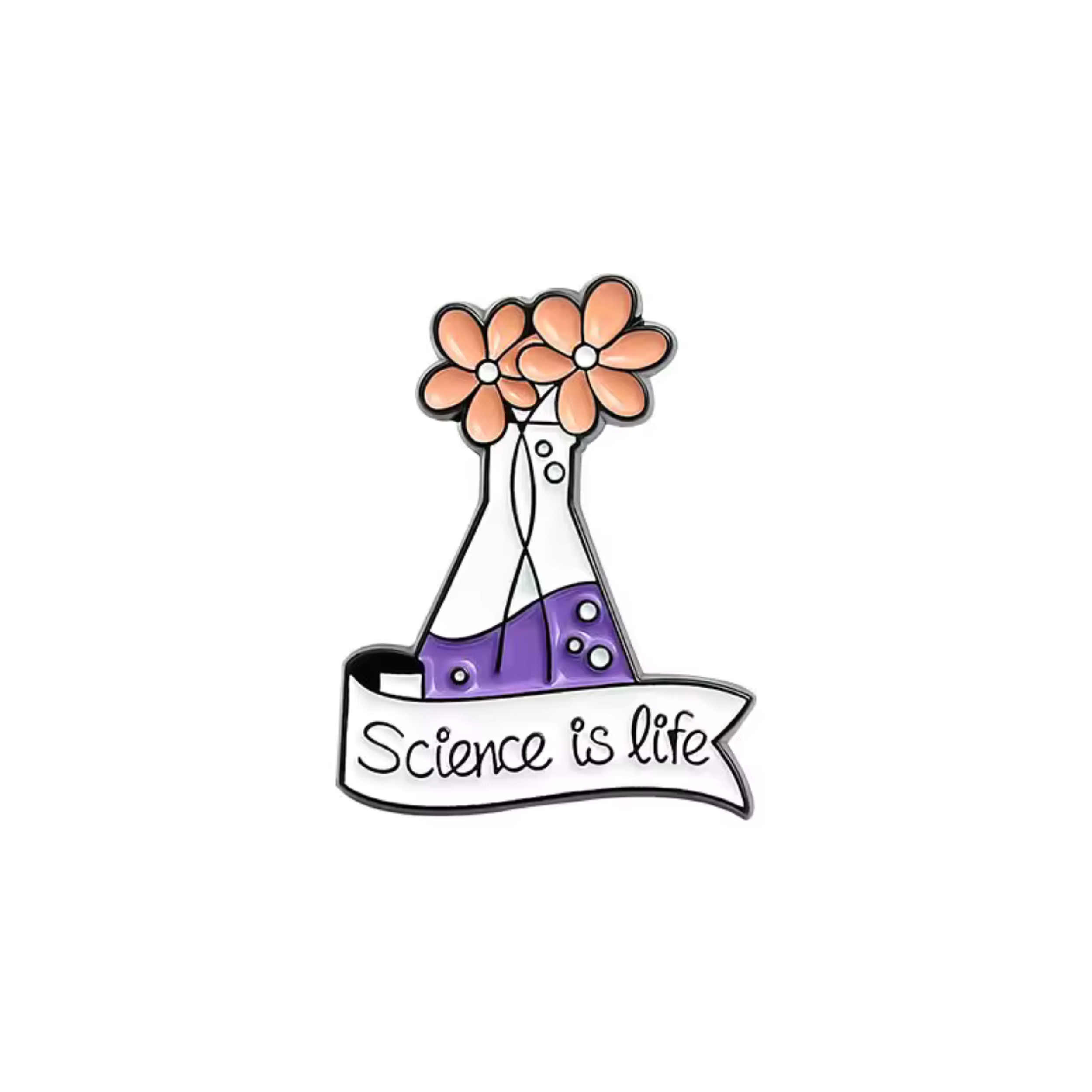 Science is Life Enamel Pin
