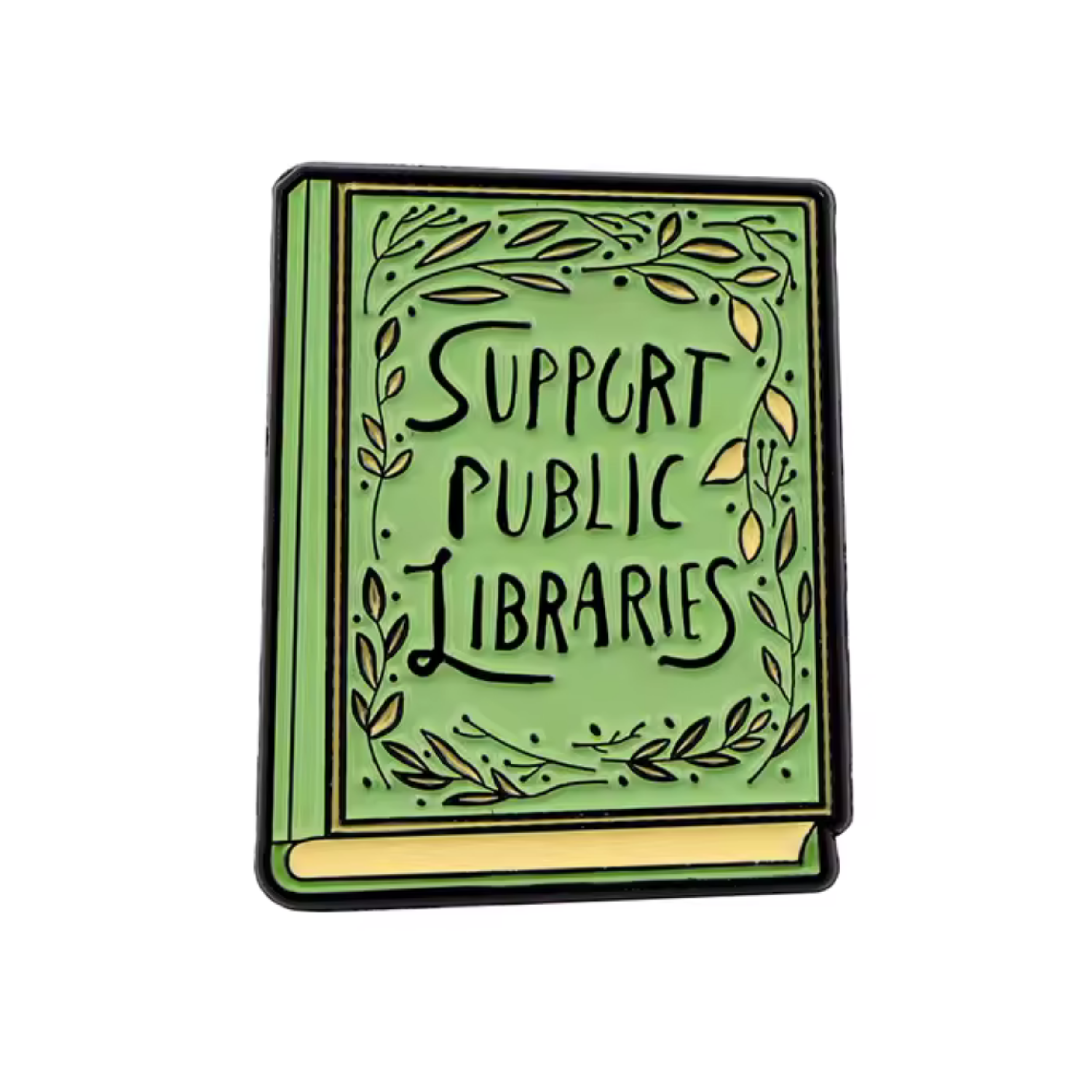 Support Public Libraries Enamel Pin