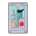 Three of Cups Tarot Card Enamel Pin