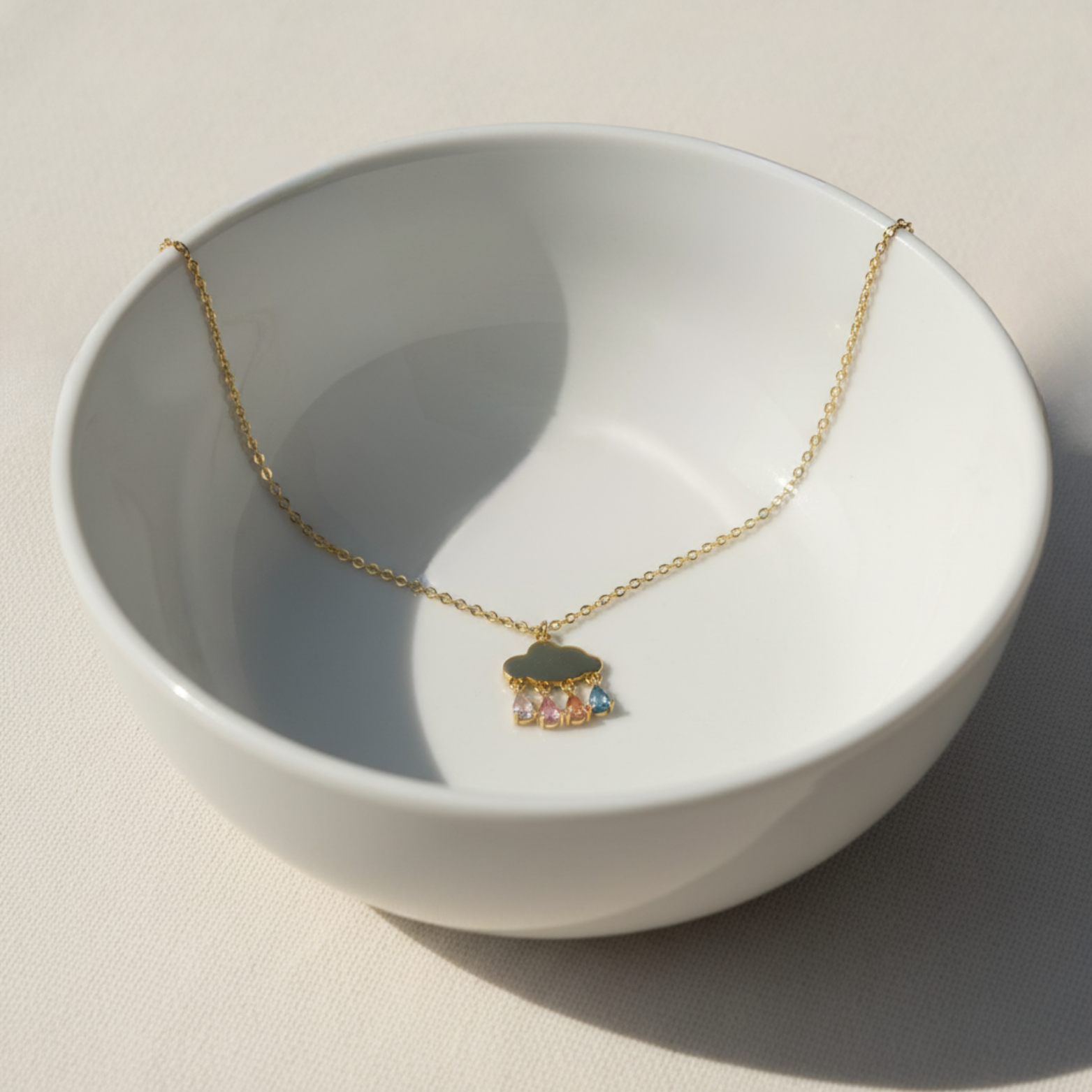 Celestial Cloud 18k Gold-Filled Necklace