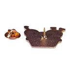 Knitting Basket Enamel Pin