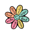 You Are Affirmation Flower Enamel Pin