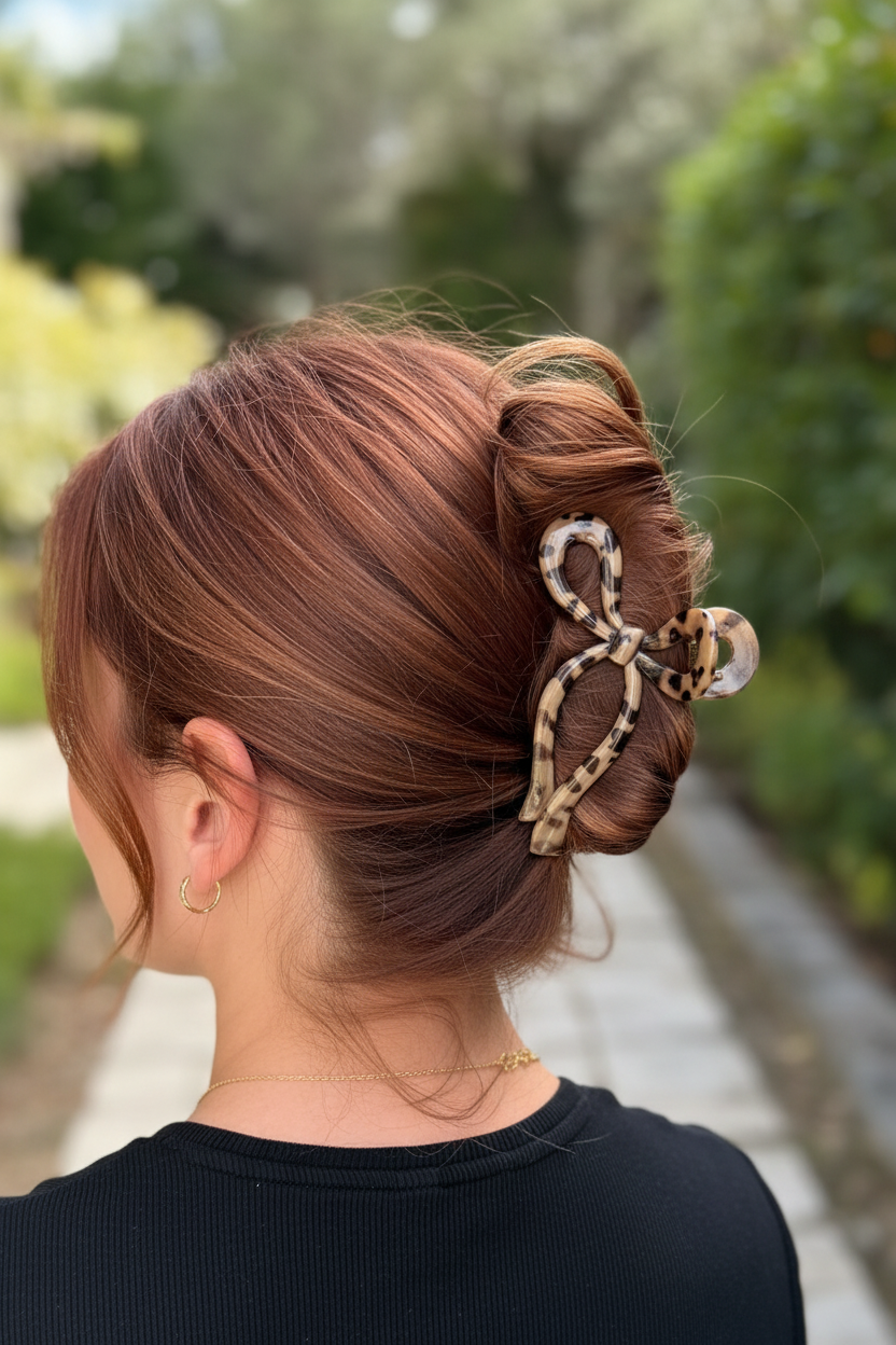 Auburn red hair
