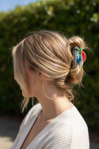 Tropical Beach Scene Hair Claw Clip