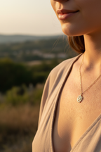 Candid outdoor shot at golden hour