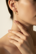 Faceless hand on neck