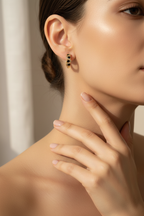 Faceless hand on neck