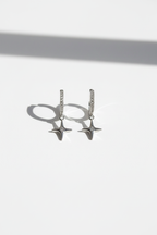 Flat lay on white surface