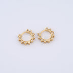 Gold-Filled Celestial Pointy Star Huggie Hoop Earrings