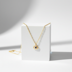 Necklace on pedestal