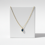 Necklace on rectangular stand