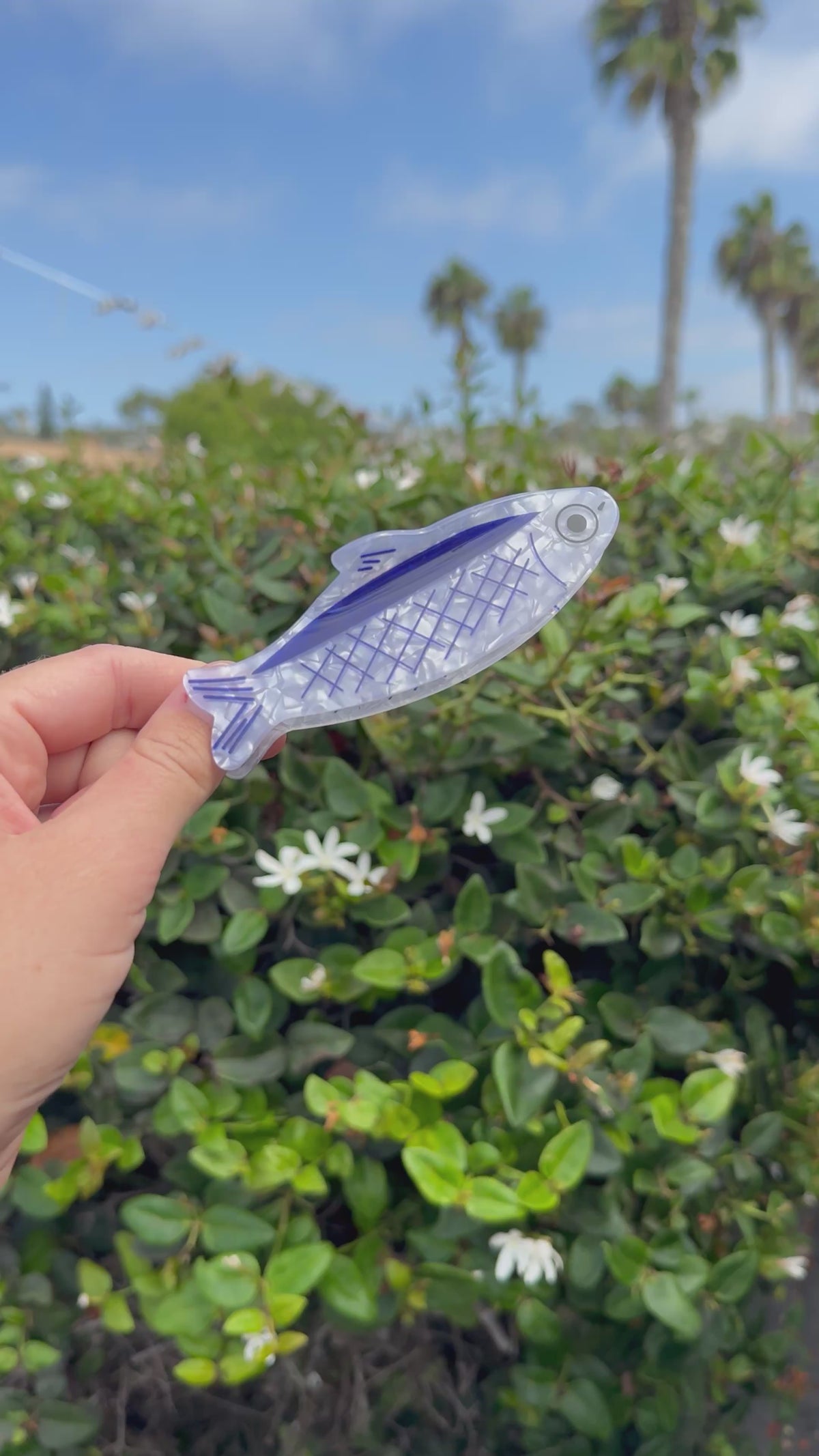 Anchovy Hair Claw Clip