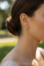 Profile with outdoor light and bokeh
