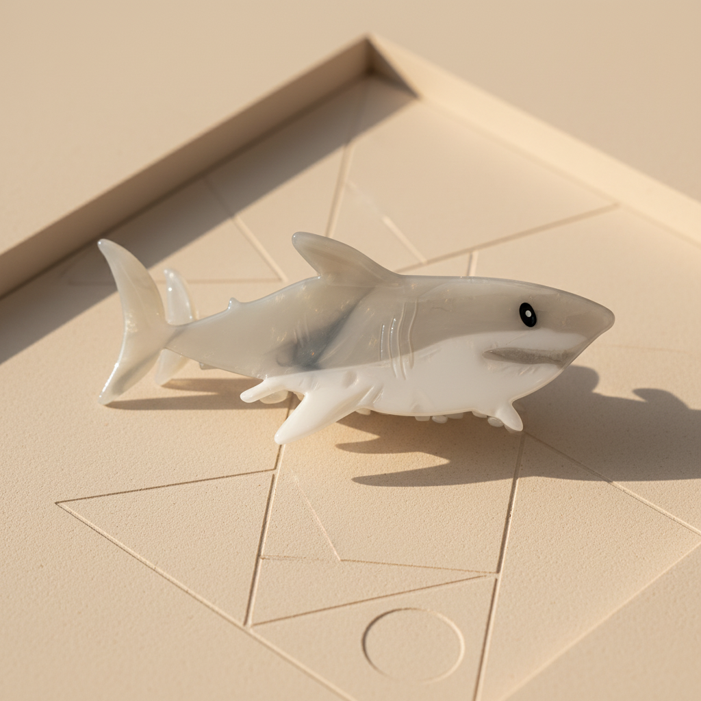 Shark clip - detail shot