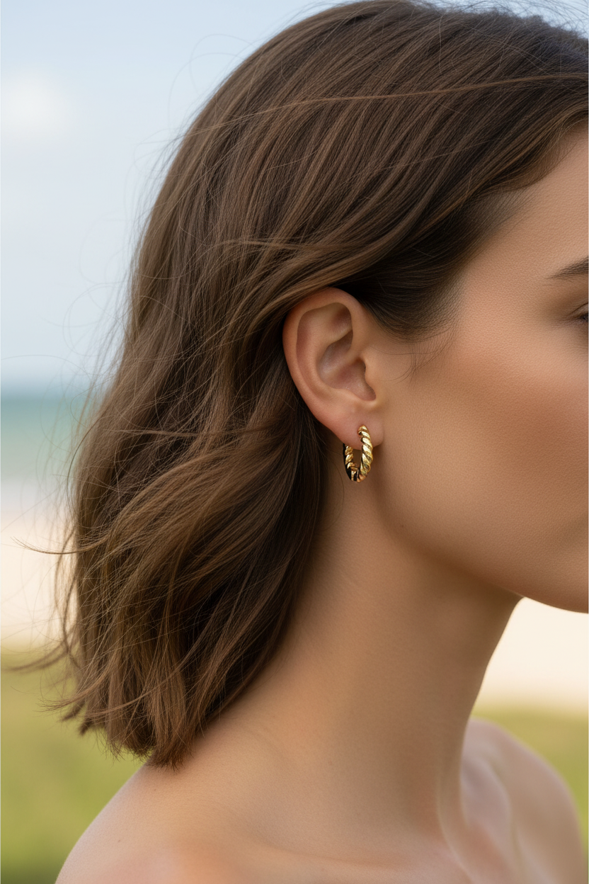 Side view with gentle breeze