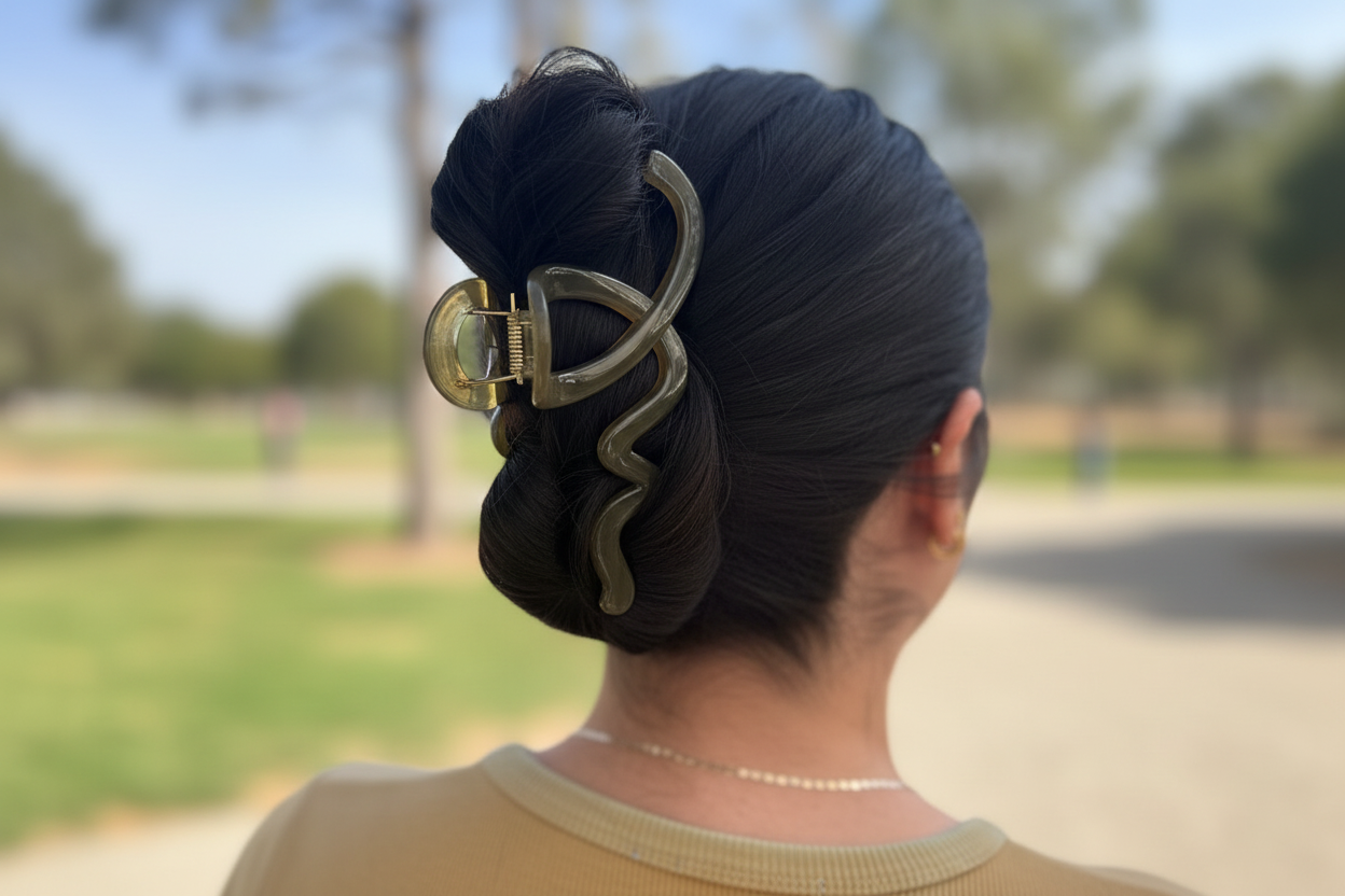 Sophisticated French twist