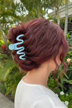 Thick wavy hair
